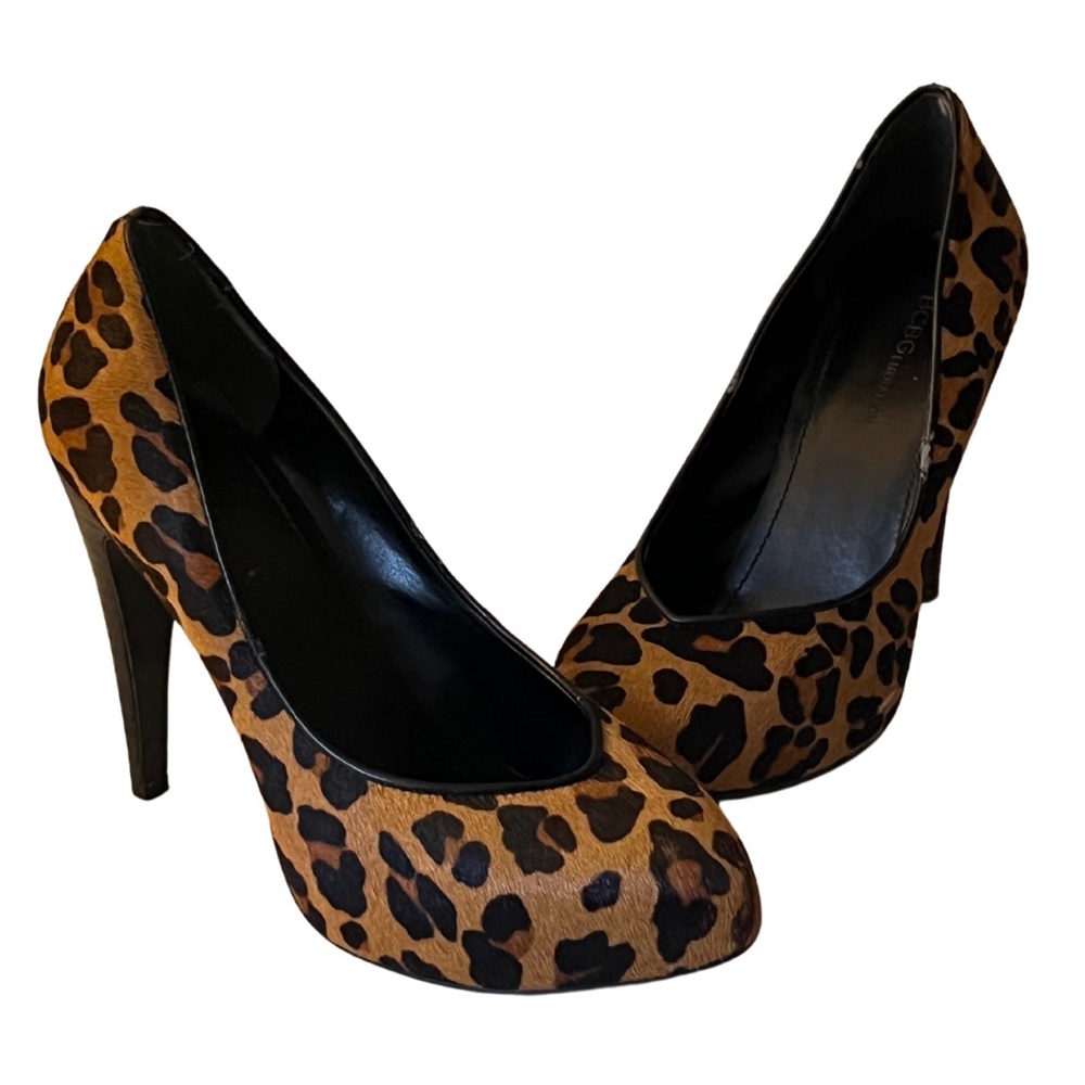 BCBG - Cheetah Print - Closed Toe Stilettos - Size 7.5